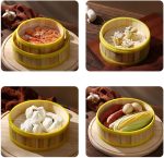 Bamboo Steamer Basket with Lid