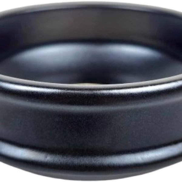 Korean ttukbaegi clay cooking bowl, 7-inch direct fire safe, for soups and rice.