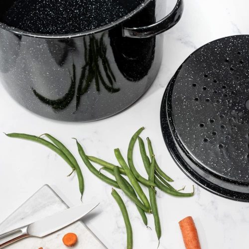 Steel Steamer Pot with Cooking Rack