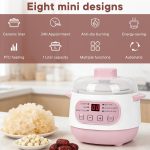 Ceramic Slow Cooker with Steamer Basket