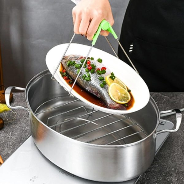Stainless Steel Fish Steamer with Rack