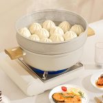 Ceramic Stock Pot with Steamer Basket