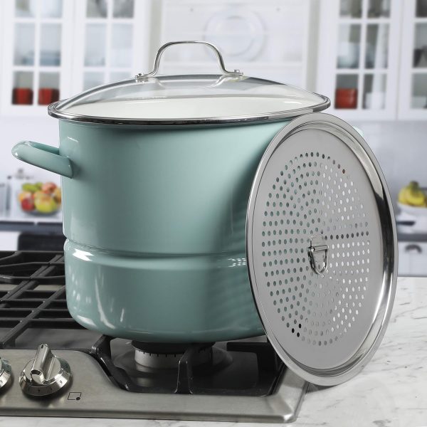 Stainless Steel Stock Pot with Steamer