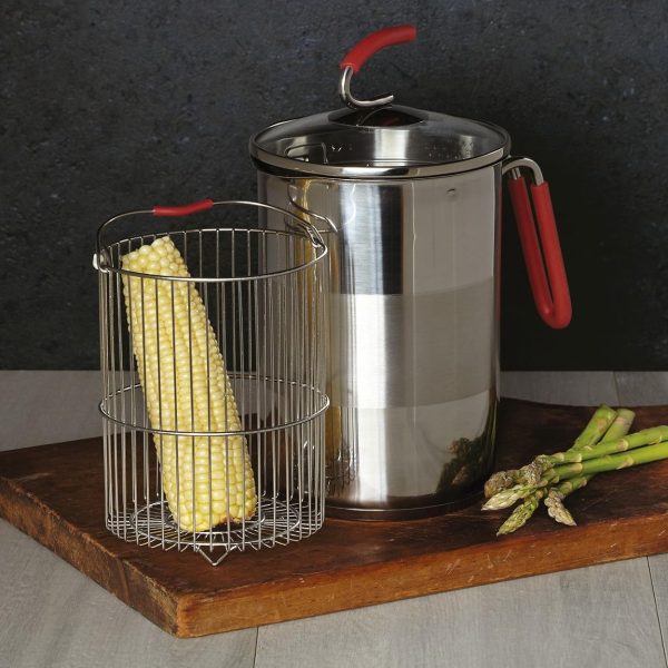 Glass Lid Pot with Steam Basket
